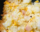 ベーコンスライスチーズのチーズチャーハン作り方2写真