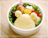 ケアベアおにぎり＊キャラ弁作り方3写真
