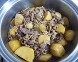 ばーちゃんの味☆里芋と牛肉の煮物作り方5写真