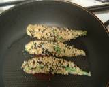 お弁当に！おくらのゴマ衣焼き作り方3写真