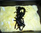 お弁当用卵焼き（オクラと紫蘇昆布）作り方2写真