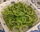 子供もOK☆ゴーヤとベーコンのオムレツ作り方3写真