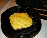 甘い卵焼きサンドウィッチ作り方4写真