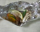 さっぱり！旬野菜と鮭のホイル焼作り方4写真