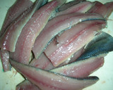 秋刀魚のから揚げ（カボスソース）作り方1写真