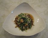焼き舞茸と水菜の煮びたし作り方5写真