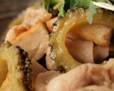 ゴーヤと豚バラの味噌煮。作り方4写真