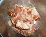 キャベツと豚肉の中華炒め作り方1写真