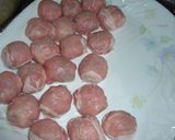 豚のコロコロ大葉巻き☆梅とチーズ作り方7写真