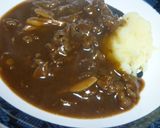 ハッシュドビーフ いも添え作り方6写真