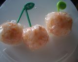 クルクルラップおにぎり♡フルーツ♡作り方4写真