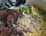 白湯偽豚骨！！　コク旨豆乳ラーメン作り方7写真