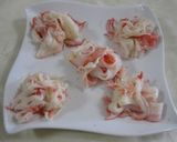 生地から作る~カニカマと白葱の生春巻き風作り方1写真