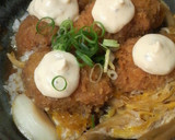 たるたる☆牡蠣フライの卵とじ丼作り方3写真