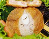 鬼太郎と目玉のおやじ弁当✿キャラ弁作り方4写真