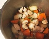 圧力鍋でeco料理★鶏肉と大根の煮物作り方3写真