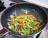 ☆水菜と豚肉のマヨ醤油☆丼でもおいしい！作り方4写真