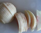 桃のケーキ作り方4写真