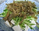 (材料4つ)●簡単●ザーサイ豆腐サラダ作り方4写真