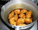 新れんこんの落とし揚げ(甘酢あん)作り方5写真