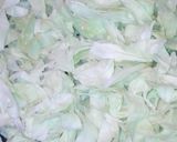 キャベツと豚肉の梅みそ蒸し作り方4写真