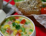 お野菜ゴロゴロ❤コーンスープ作り方5写真