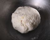 もちもち★レンジで米粉じゃがいも蓮根もち～餡入り作り方3写真