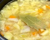 野菜とハムのパスタスープ作り方4写真