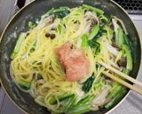 冷凍パスタでワンパンたらこクリームパスタ作り方6写真