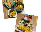 節約♡副菜♡簡単♡弁当🎃カボチャとゆで卵のサラダ作り方5写真