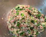 冷めても肉汁溢れる！高タンパク手作り餃子作り方4写真