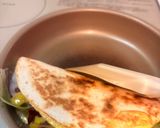 チーズベーコン卵と野菜のトルティーヤ作り方7写真