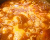 鍋の〆●トマト缶プラス鍋からの玉子雑炊作り方2写真
