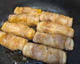 甘辛さっぱりだれの厚揚げ肉巻き作り方6写真