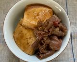 肉豆腐丼作り方5写真