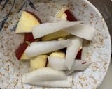 お一人様簡単オイ梅味根菜たっぷり野菜炒作り方4写真