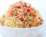 冷製【ヴィナグレッチパスタ（サラダ風）】作り方5写真