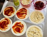 夏休みのお昼\餃子の皮で/ピザパーティー作り方15写真