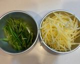 じゃがいもとピーマンのバター風味の炒め物作り方1写真