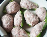 トナカイピーマンのごま肉詰め作り方5写真