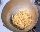 鶏そぼろ月見うどん作り方4写真