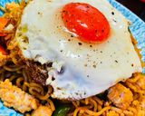 カレー焼きそば作り方6写真