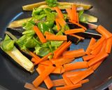 厚揚げとなすにんじんピーマンの辛味噌炒め作り方5写真