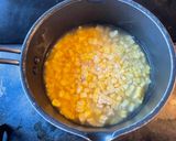 休日に作る丸ごととうもろこしスープ作り方5写真