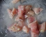 ヨウサマの減塩カジキマグロの葱炒め作り方1写真