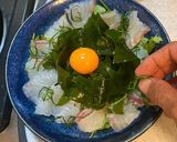 鯛のユッケ風サラダ作り方7写真