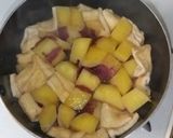 さつま芋と油揚げの煮物作り方3写真