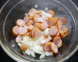 簡単！シャウエッセンのタルタルソース丼作り方1写真