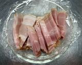 ベーコンとチンゲン菜のあんかけチャーハン作り方3写真