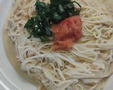 明太子と大葉のクリームそうめん作り方5写真